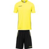 Uhlsport - Score - Sporttenue - Fluogeel/Zwart - Korte Mouw