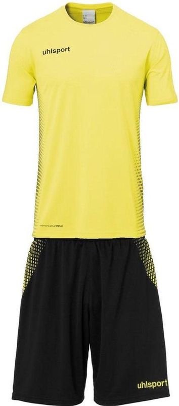 Uhlsport - Score - Sporttenue - Fluogeel/Zwart - Korte Mouw
