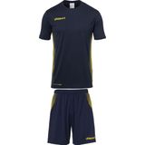 Uhlsport Score Sporttenue Korte Mouw Heren - Marine Fluogeel