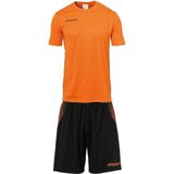 Uhlsport - Score - Sporttenue - Fluo Oranje / Zwart - Korte Mouwen