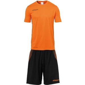 Uhlsport Score Sporttenue Korte Mouw Heren - Fluo Oranje Zwart