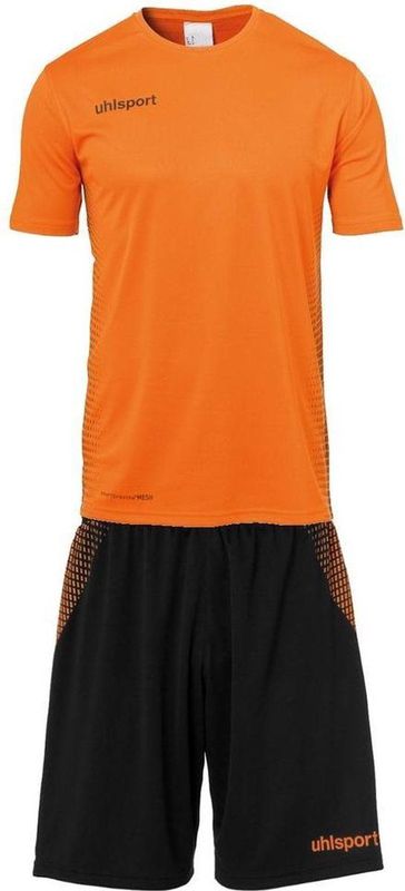 Uhlsport - Score - Sporttenue - Fluo Oranje / Zwart - Korte Mouwen