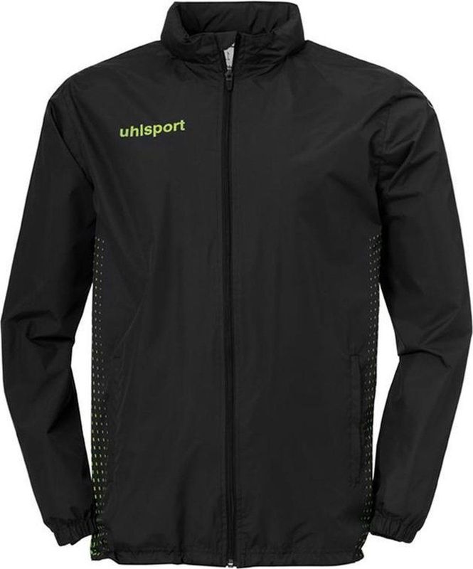 Uhlsport Score Regenjas Kind Zwart-Fluo Groen Maat 116