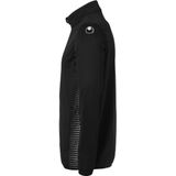 Uhlsport - SCORE - Polyester Trainingspak - Zwart - Geborduurd Ontwerp