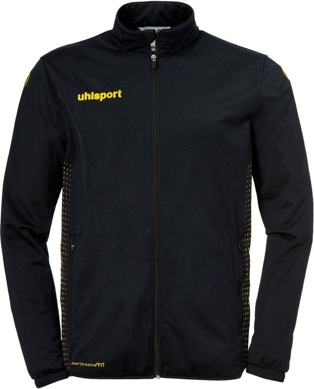 Uhlsport - Score - Polyester Jas - Zwart - Geborduurd Ontwerp