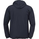 Uhlsport - Essential - Coachvest - Marine - Waterafstotend, Opstaande Kraag, Capuchon