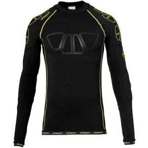 Uhlsport Bionikframe Baselayer Heren - Zwart / Fluogeel | Maat: L