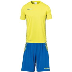 Uhlsport Score Sporttenue Korte Mouw Heren - Royal Lime Yellow