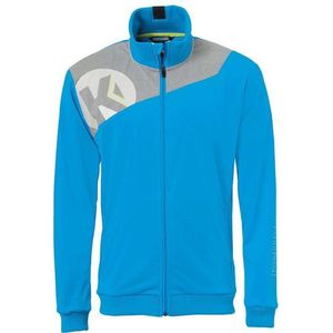 Kempa - Core 2.0 - Trainingsjas - Kempablauw-Donker Grijs Melange - Polyester