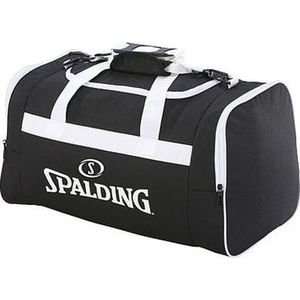 Spalding Team Bag Medium Sporttas Met Zijvakken - Zwart / Wit | Maat: UNI