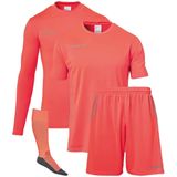 Uhlsport Score Keeperset Fluor Rood-Grijs