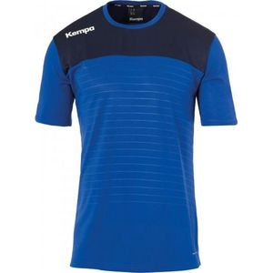 Kempa - Emotion 2.0 - Sportshirt - Korte Mouw - Kind - Blauw - Polyester