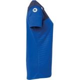 Kempa Emotion 2 0 Shirt Korte Mouw Dames Royal Blauw-Marine Blauw