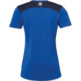 Kempa Emotion 2 0 Shirt Korte Mouw Dames Royal Blauw-Marine Blauw