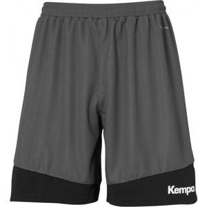 Kempa - Emotion 2.0 - Short - Antraciet-Zwart - Elastische Tailleband met Trekkoord
