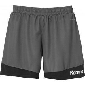 Kempa - Emotion 2.0 Short - Dames - Antraciet-Zwart - Elastische Tailleband