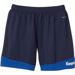 Kempa - Emotion 2.0 Short - Dames - Marine Blauw-Royal Blauw - Elastische Tailleband