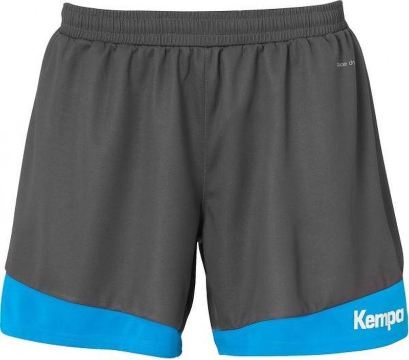 Kempa Emotion 2.0 Short Dames - Sportbroeken - grijs/lichtblauw - Vrouwen