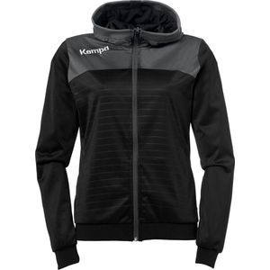 Kempa - Emotion 2.0 - Sportjas - Zwart - Donkergrijs - 100% Polyester