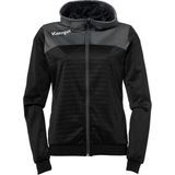 Kempa - Emotion 2.0 - Sportjas - Zwart - Donkergrijs - 100% Polyester