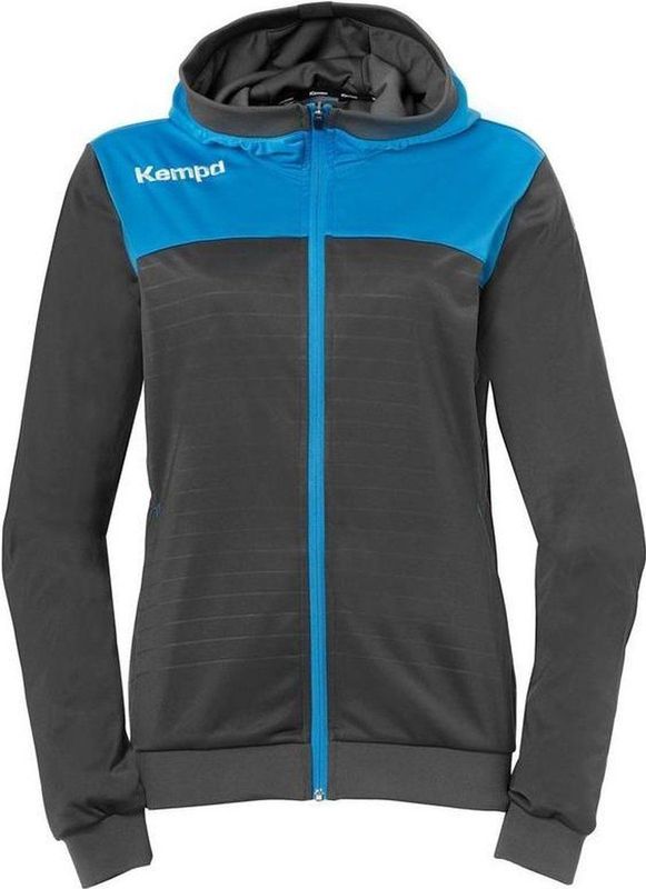 Kempa - Emotion 2.0 - Jas - Dames - Met Capuchon - Zwart - Polyester
