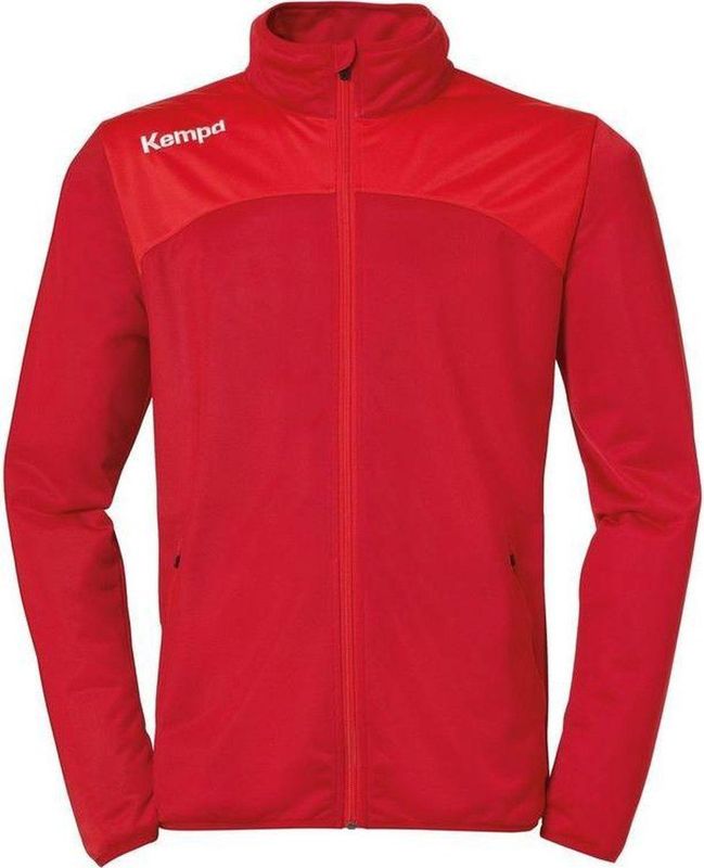Kempa - Emotion 2.0 - Polyesterjack - Chili Rood - 100% Polyester, Zijzakken met Rits