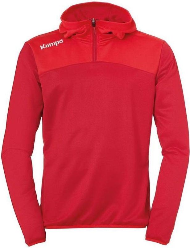 Kempa - Emotion 2.0 - Hoody - Chili Rood - Kwart Rits