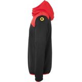 Kempa - Emotion 2.0 - Hoody - Zwart-Rood - Met 1-4 Rits