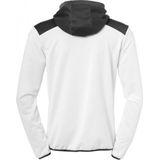 Kempa - Emotion 2.0 Hoody - Wit-Antraciet - Katoen