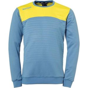 Kempa - Emotion 2.0 Training Top - Dove Blauw - Limoen Geel - Polyester