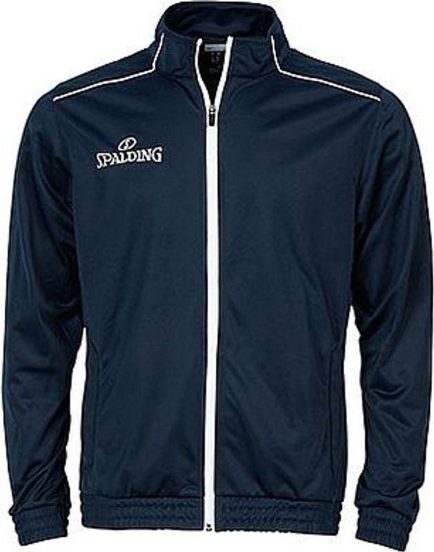 Spalding - Team Warm Up Jas - Zwart - 100% Polyester