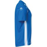 Uhlsport Stripe 2.0 Shirt Korte Mouw Kinderen - Royal / Wit | Maat: 140