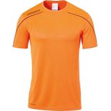 Uhlsport - Stream 22 - Sportshirt - Fluo Oranje / Zwart - 100% Polyester
