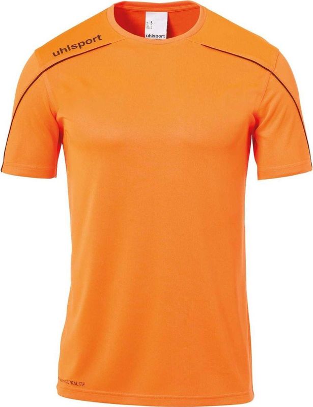 Uhlsport - Stream 22 - Sportshirt - Fluo Oranje / Zwart - 100% Polyester