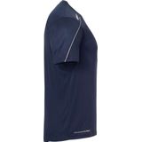 Uhlsport Stream Shirt Korte Mouw Kinderen - Marine Fluorood