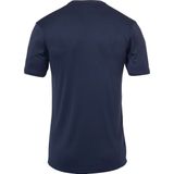 Uhlsport Stream Shirt Korte Mouw Kinderen - Marine Fluorood