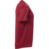 Uhlsport Stream 22 Shirt Korte Mouw Heren - Bordeaux / Hemelsblauw | Maat: 2XL