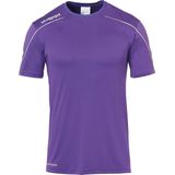 Uhlsport Stream 22 Shirt Korte Mouw Kinderen - Paars / Wit | Maat: 128