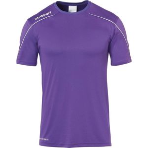 Uhlsport Stream 22 Shirt Korte Mouw Kinderen - Paars / Wit | Maat: 128