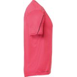 Uhlsport - Stream 22 Shirt Korte Mouw - Roze - Zwart - Polyester