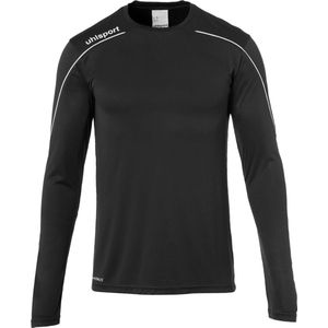 Uhlsport Stream 22 Voetbalshirt Lange Mouw Heren - Zwart / Wit | Maat: M
