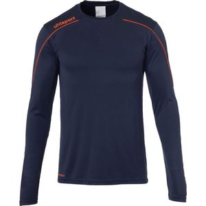Uhlsport - Stream 22 - Voetbalshirt - Marine - Fluorood - Lange Mouw