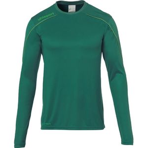 Uhlsport Stream Voetbalshirt Lange Mouw Kinderen - Fluo Groen Zwart