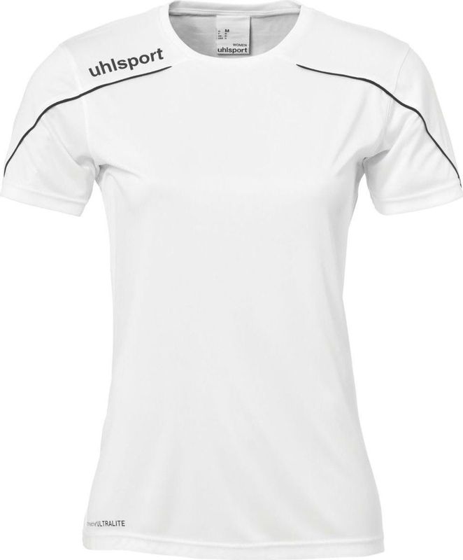 Uhlsport Stream Shirt Korte Mouw Dames - Wit Zwart