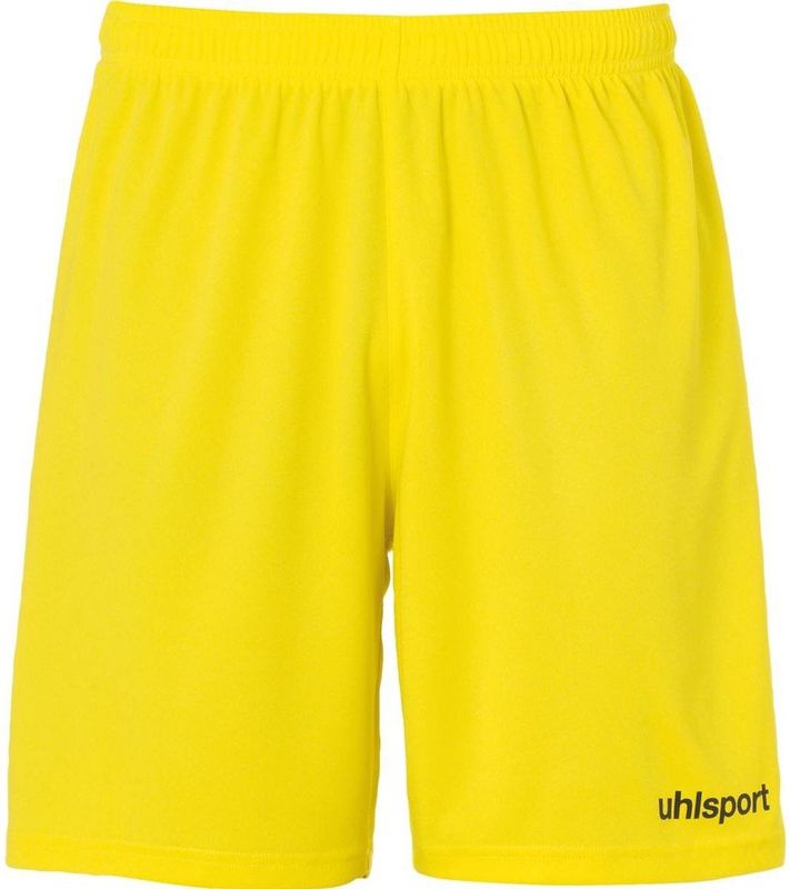 Uhlsport - Center Basic Shorts - Limoen Geel - Korte Broeken