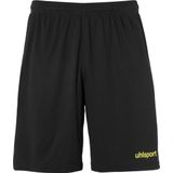 Uhlsport - Center Basic Short - Korte Broek - Zwart / Fluogeel - Polyester