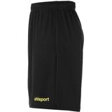 Uhlsport - Center Basic Short - Korte Broek - Zwart / Fluogeel - Polyester