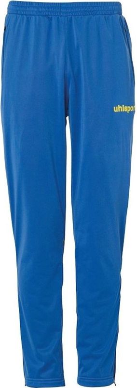 Uhlsport - Stream 22 - Polyesterbroek - Royal / Geel - Verstelbare Tailleband, Twee Zijzakken met Ritssluiting