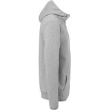 Uhlsport Essential Sweater Met Kap Kinderen - Donkergrijs Gemeleerd | Maat: 140