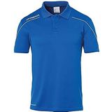 Uhlsport Stream 22 Polo Heren - Royal / Wit | Maat: L